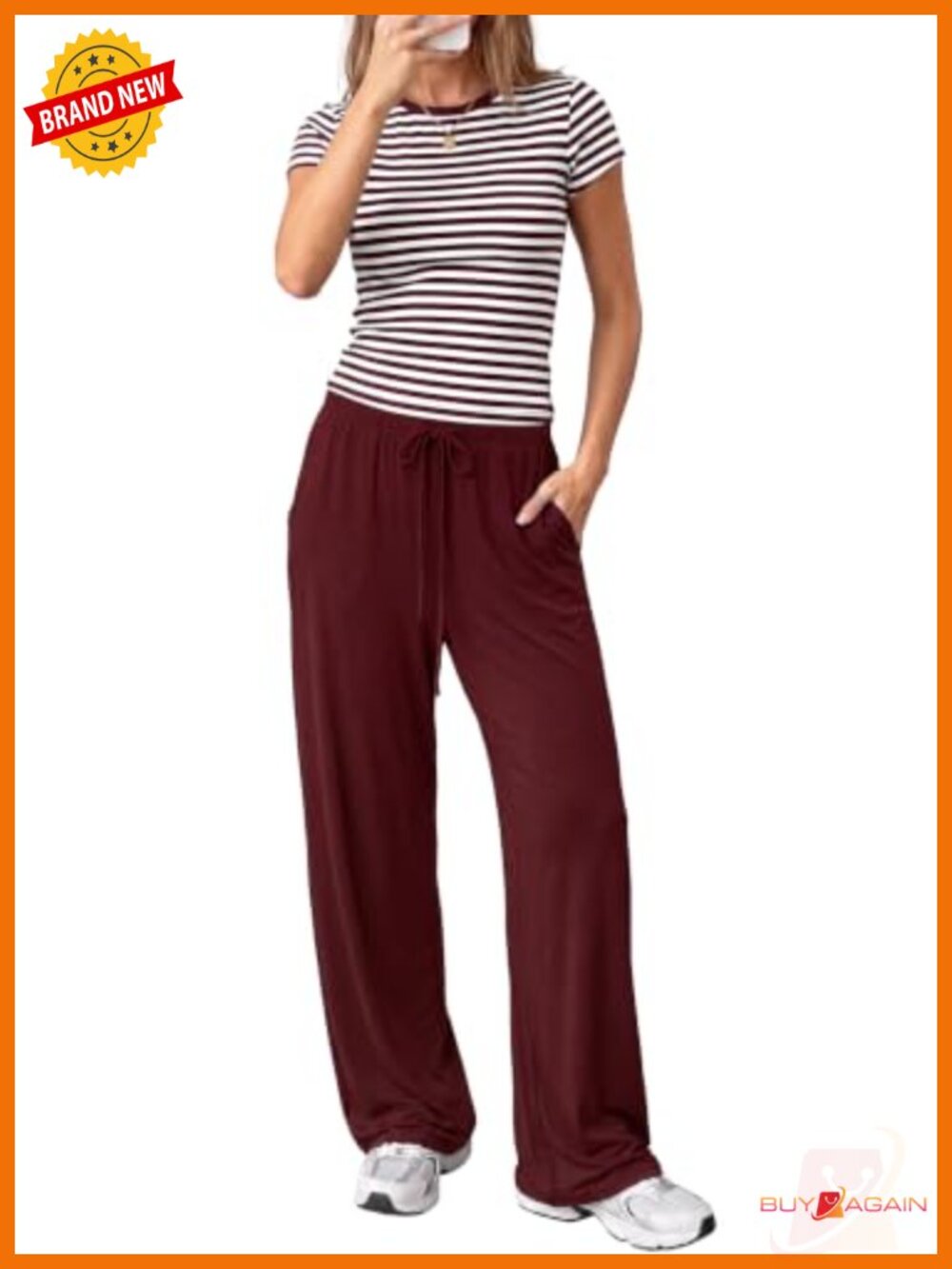 Women's 2 Piece Lounge Set Short Sleeve Wide Leg Pants Rayon Spandex